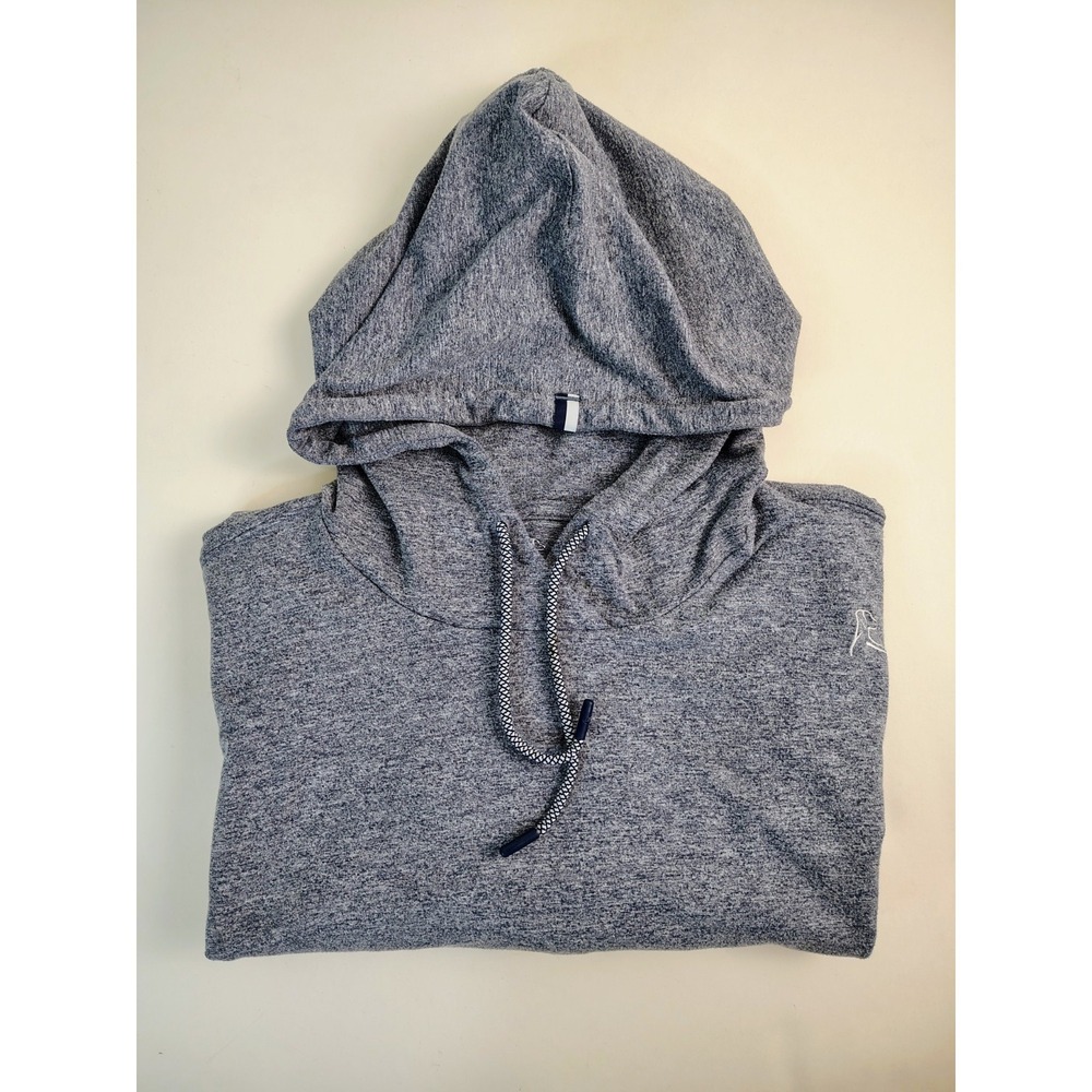 Rhoback Men’s Hesi Heather Gray Pullover Hoodie XL